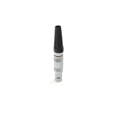 1S series 4pin silver connector for survey instruments, straight plug shock vibration resistance