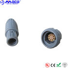 2P Series 8 Pin Connector Male And Female , Plastic Medical Device Connectors
