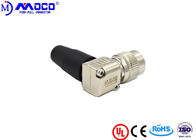 Right Angle Male Industrial Circular Connectors 12 Pins HR 10A - 10P - 12P