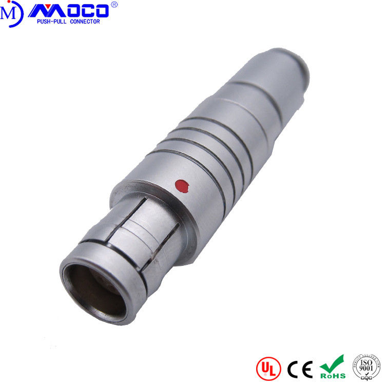 S 103 Brass Straight Male 12 Pin Circular Connector With Half Shell Key