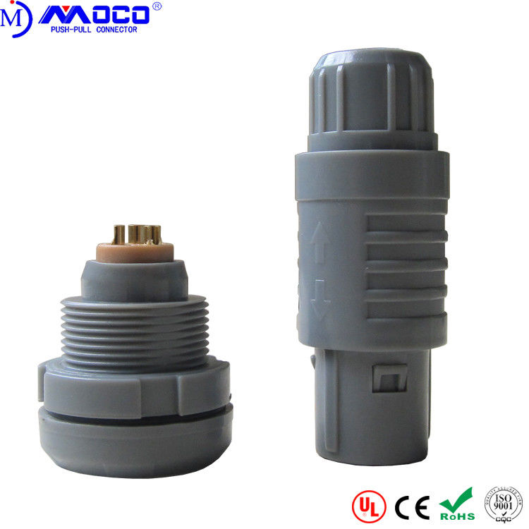 2P Series 8 Pin Connector Male And Female , Plastic Medical Device Connectors
